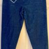 GK CLASSIC CAPRI LADIES SMALL BLUE JEAN STRETCH DENIM TIGHTS GYMNASTICS Sz AS - Image 5