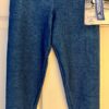 GK CLASSIC CAPRI LADIES X-SMALL BLUE DENIM STRETCH TIGHTS GYMNASTICS Sz AXS NWT! - Image 2