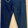 GK CLASSIC CAPRI LADIES X-SMALL BLUE DENIM STRETCH TIGHTS GYMNASTICS Sz AXS NWT! - Image 4