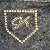 GK CLASSIC CAPRI LADIES X-SMALL BLUE DENIM STRETCH TIGHTS GYMNASTICS Sz AXS NWT! - Image 5