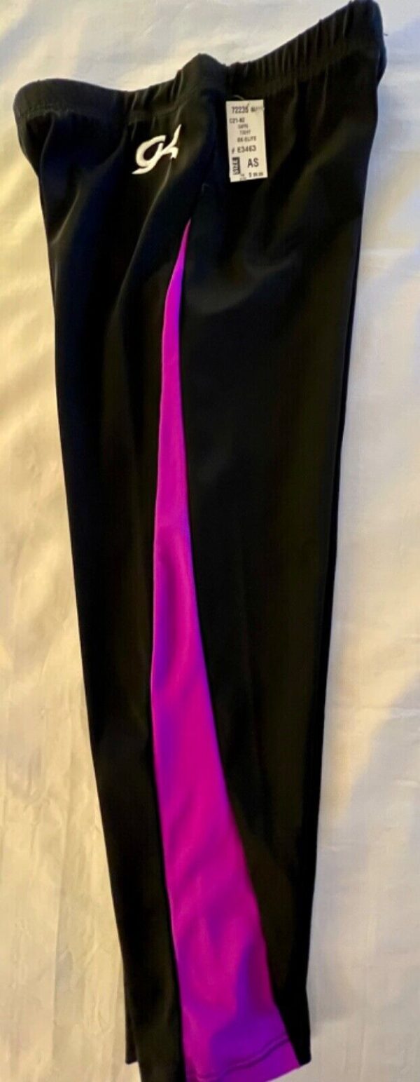 GK CAPRIS LADIES SMALL MAGENTA TECHMESH BLACK WORKOUT GYMNASTICS DANCE Sz S NWT! - Image 6