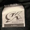 GK LADIES X-SMALL BLACK SMOOTH VELVET ANKLE LENGTH SKATE DANCE LEGGINGS Sz AXS - Image 7