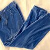 GK DANCE LADIES SMALL LGT BLUE SMOOTH VELVET CROP CAPRI TIGHTS GYM  Sz AS NWT! - Image 5