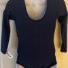 GK LgSLV GIRLS XXS/TODDLER NAVY BLUE NYLON/SPANDEX GYMNASTS DANCE LEOTARD CXXS - Image 2
