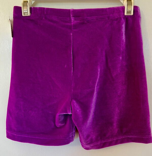 GK ELITE VINCA VELVET ADULT X-SMALL GYMNASTICS DANCE WORKOUT SHORTS Sz AXS NWT! - Image 3