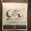 GK ELITE CHILD DANCE CHEER BIKETARD BROWN VELVET FOIL CHILD L - Image 6