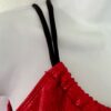 GK DANCE JAZZ ADULT SMALL RED FOIL CRISSCROSS STRAPS NYLON/SPAND TOP Sz AS NWT! - Image 2