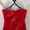 GK DANCE JAZZ ADULT SMALL RED FOIL CRISSCROSS STRAPS NYLON/SPAND TOP Sz AS NWT! - Image 7