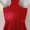 GK DANCE CHEER ADULT SMALL RED DOTTED FOIL SLVLS RACERBACK TANK TOP Sz AS NWT! - Image 6