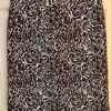 ANN TAYLOR LOFT LADIES SIZE 6 BROWN ZEBRA STRIPE PRINT PENCIL SKIRT Sz 6 EUC! - Image 7
