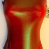 GK FESTIVE CINNAMINT FOIL ADULT SMALL GYMNASTS DANCE CLASSIC TANK LEOTARD Sz AS