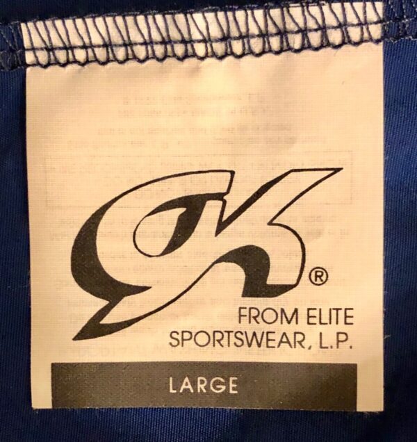 GK WARM UP PANTS UNISEX ADULT LARGE NAVY SUPPLEX GYMNASTS CHEER ACTIVEWEAR Sz L - Image 7