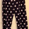 GK STAR PRINT ADULT LARGE NAVY â€œGYMNASTSICSâ€ WAIST COTTON LOUNGE BEACH PANTS L