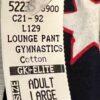 GK STAR PRINT ADULT LARGE NAVY â€œGYMNASTSICSâ€ WAIST COTTON LOUNGE BEACH PANTS L - Image 4