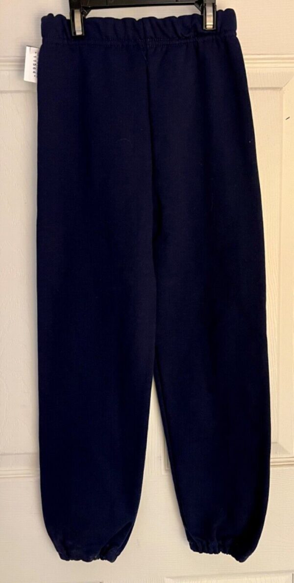 GK â€œDANCEâ€ GRAPHIC CHILD SMALL NAVY COTTON/POLY ATHLETIC LOUNGE SWEATPANTS Sz CS - Image 4