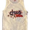 "CHEER PRINCESS" GLITTER GRAPHIC GIRLS SMALL WHITE COTTON TANK BEACH COVER UP  S - Image 10