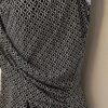 NEW YORK & COMPANY BLACK WHITE WOMENS SMALL SLVLS DRAPE NECK DRESS TOP Sz S EUC! - Image 4