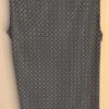 NEW YORK & COMPANY BLACK WHITE WOMENS SMALL SLVLS DRAPE NECK DRESS TOP Sz S EUC! - Image 7