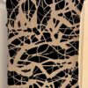 DANA BUCHMAN BLACK BEIGE SHEER LAYERS WOMENS MEDIUM SLVLS DRESSY TOP Sz M EUC! - Image 7