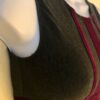 GK JAZZ DANCE CHEER ADULT SMALL GRAY COTTON PLUM VELVET TANK CROP TOP Sz AS NWT! - Image 3