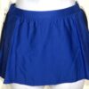 GK ICE SKATE ADULT SMALL ROYAL MICROFIBER PULL-ON SKIRT BLACK TRIM Sz AS NWT!
