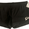 GK BLACK CHILD LARGE MICRO MINI WORKOUT DANCE GYMNASTICS CHEER SHORTS Sz CL NWT