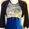 GK ICE SKATE DANCE LADIES SMALL EGGPLANT VELVET LGSLV SHRUG JACKET SZ S NWT!