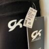 GK GYMTEK ADULT SMALL BLACK MICRO MINI GYMNASTS DANCE CHEER WORKOUT SHORTS Sz AS - Image 2