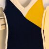 ADIDAS TANK CHILD X-SMALL NAVY GOLD WHITE N/S GK GYMNASTICS DANCE LEOTARD CXS - Image 2