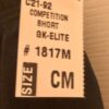 GK BOYS MEDIUM COMPETITION SHORTS BLACK N/S GYMNASTICS RUNNING GYM Sz CM NWT - Image 4