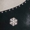 GK BLACK MYSTIQUE GIRLS X-SMALL SLVLS SNOWFLAKES JA GYMNASTICS DANCE LEOTARD CXS - Image 3
