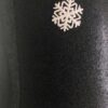GK BLACK MYSTIQUE GIRLS X-SMALL SLVLS SNOWFLAKES JA GYMNASTICS DANCE LEOTARD CXS - Image 4