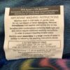 GK DANCE WRAP SKIRT ADULT MEDIUM ABSTRACT WAVE PATTERN BLUE VELVET TIE SZ M NWT! - Image 5