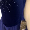 GK ICE FIGURE SKATE LADIES SMALL PURPLE VELVET SLVLS JA MESH YOKE DRESS AS NWT! - Image 5