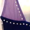 GK ICE FIGURE SKATE LADIES SMALL PURPLE VELVET SLVLS JA MESH YOKE DRESS AS NWT! - Image 7