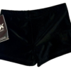 GK BLACK VELVET ADULT X-SMALL MICRO MINI CRYSTALS CHEER DANCE GYMNASTS SHORTS XS - Image 10