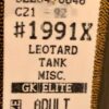 GK GOLD MYSTIQUE ADULT X-SMALL GYMNASTICS DANCE WORKOUT TANK LEOTARD Sz AXS NWT - Image 6