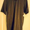 GK MENS X-SMALL BLACK NYLON VELVET CREW DANCE SKATE PERFORMANCE SHIRT Sz AXS - Image 3