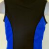 GK SPORTY UNISEX ADULT SMALL SLVLS BRUSH TRICOT WARMUP VEST BLACK ROYAL Sz S - Image 4