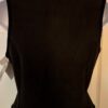 GK BLACK VEST ADULT SMALL POLYESTER FLEECE VELVET TRIM FRONT ZIP SKATE GYM Sz S - Image 5