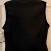 GK BLACK VEST ADULT SMALL POLYESTER FLEECE VELVET TRIM FRONT ZIP SKATE GYM Sz S - Image 8