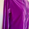 GK WARM UP JACKET LADIES SMALL PURPLE VELVET ZIP FRONT GYM DANCE CHEER SKATE S - Image 2