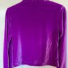 GK WARM UP JACKET LADIES SMALL PURPLE VELVET ZIP FRONT GYM DANCE CHEER SKATE S - Image 5