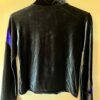 GK WARM UP JACKET LADIES SMALL SAPPHIR VELVET ZIP FRONT GYM DANCE CHEER SKATE AS - Image 7