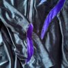 GK WARM UP JACKET LADIES SMALL SAPPHIR VELVET ZIP FRONT GYM DANCE CHEER SKATE AS - Image 9