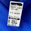 GK  WARM-UP JACKET LADIES MED BRUSH TRICOT NAVY/WHITE GYMNAST CHEER SKATE Sz L - Image 4