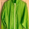 GK WARM UP JACKET ADULT X-LARGE GREEN CRINKLE NYLON GYMNASTIC CHEER OUTDO0RS XL - Image 2