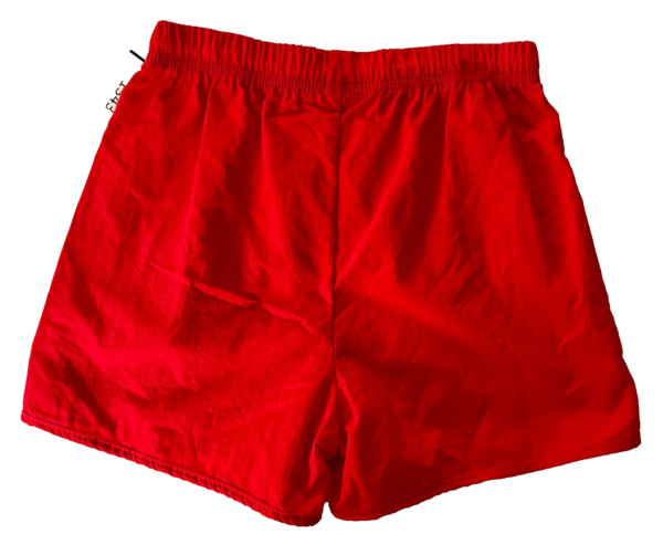 GK RED BOXERS GIRLS MEDIUM NYLON METALLIC "DANCE" WORKOUT ACTIVEWEAR SHORTS SZ M - Image 6