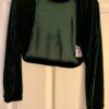 GK ICE SKATE DANCE GIRLS LARGE EVERGREEN VELVET LGSLV SHRUG JACKET SZ CHILD L - Image 2