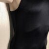 GK COMPETITION SHIRT ADULT SMALL BLACK NYLON SPANDEX BOYCUT LEG CUT AS NWOT - Image 2